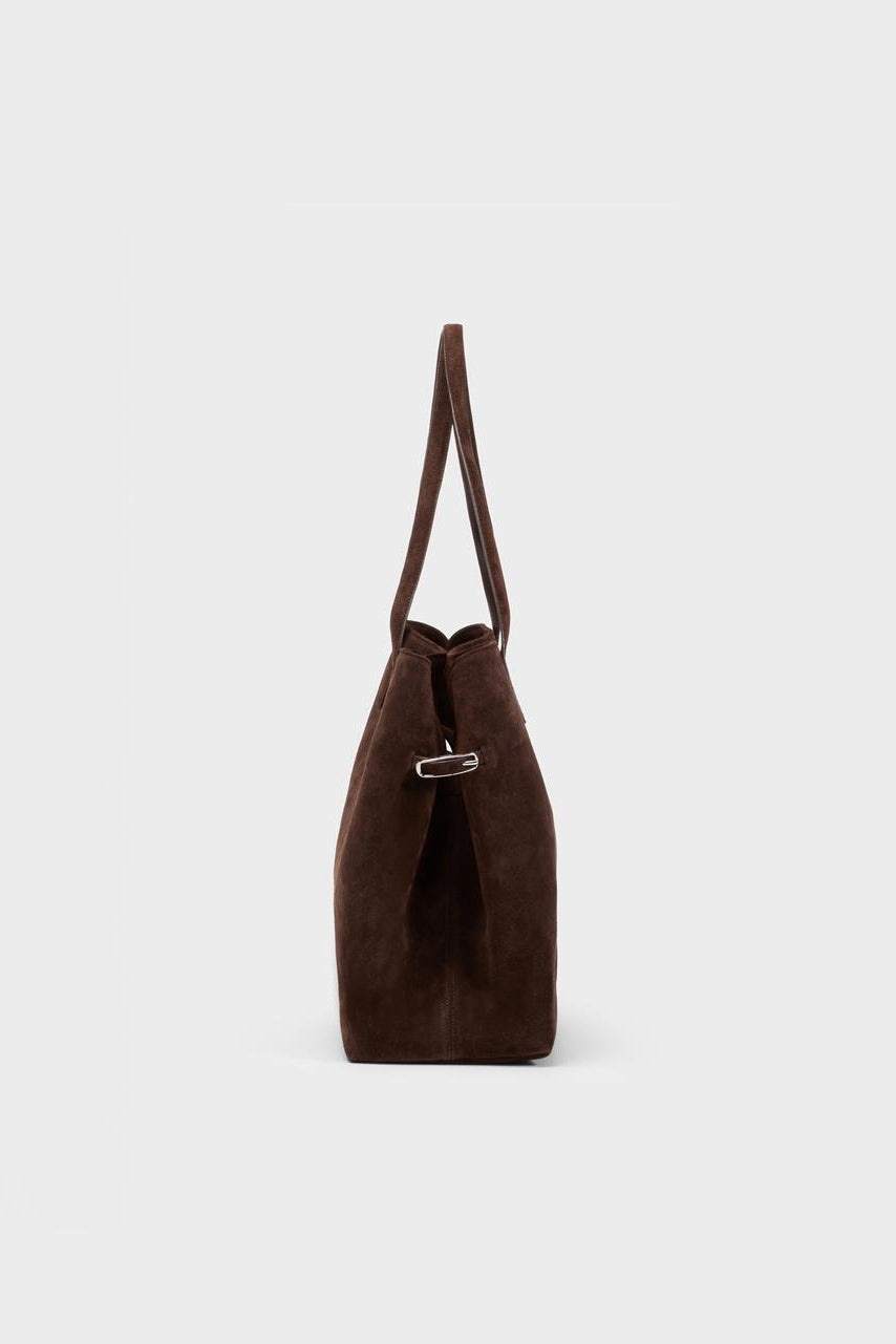 Cannes lædertaske - Coffee